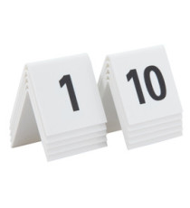 Numeri per tavoli - set da 1 a 10 - Securit