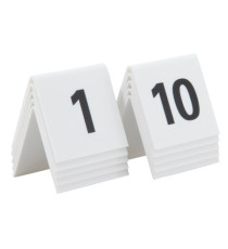 Numeri per tavoli - set da 1 a 10 - Securit