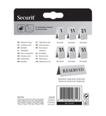 Numeri per tavoli - set da 1 a 10 - Securit
