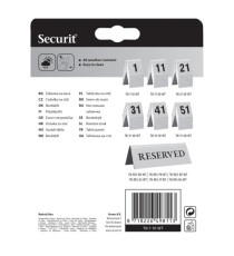 Numeri per tavoli - set da 1 a 10 - Securit