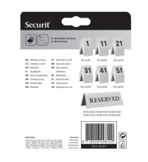 Numeri per tavoli - set da 11 a 20 - Securit