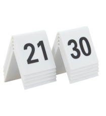 Numeri per tavoli - set da 21 a 30 - Securit