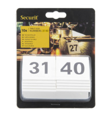 Numeri per tavoli - set da 31 a 40 - Securit