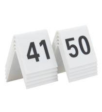 Numeri per tavoli - set da 41 a 50 - Securit
