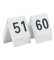Numeri per tavoli - set da 51 a 60 - Securit