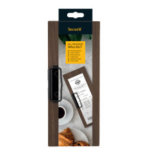 Portaconto - con fermaglio - 24 x 10 cm - legno - Securit