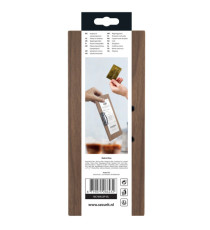 Portaconto - con fermaglio - 24 x 10 cm - legno - Securit