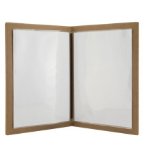 Portamenù Design - 1 inserto doppio incluso - A4 - 24 x 34 cm - sughero - Securit