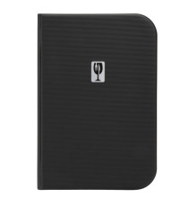 Portamenù Essential - A5 - 23,7x17,2 cm - nero - Securit