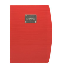 Portamenù Rio - 1 inserto doppio incluso - A4 - 24 x 34 cm - rosso - Securit