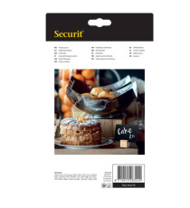 Supporti wood per targhette - 6 targhette incluse - Securit - set 12 pezzi