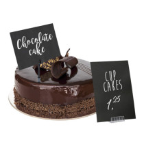 Targhette -15 x 21 cm (A5) - nero - Securit - set 10 pezzi