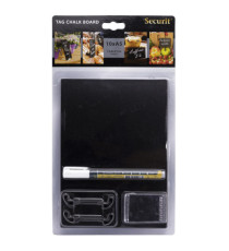 Targhette -15 x 21 cm (A5) - nero - Securit - set 10 pezzi