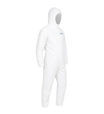 Tuta proiezione chimica Cover 56 - taglia M - PE/PLP - bianco - Reflexx