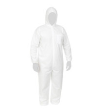 Tuta protettiva monouso Coverall 40 - taglia XXL - PLP - bianco - Reflexx