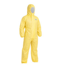 Tuta protezione chimica Cover 3456 - taglia XL - PE/PLP - giallo - Reflexx