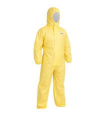 Tuta protezione chimica Cover 3456 - taglia XXL - PE/PLP - giallo - Reflexx