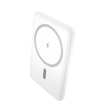 Power bank Hoco J140A bianco 5000mAh compatibile MagSafe QC PD 2A 20W ultra Ricarica rapida fino a 20W