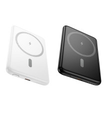 Power bank Hoco J140A bianco 5000mAh compatibile MagSafe QC PD 2A 20W ultra Ricarica rapida fino a 20W