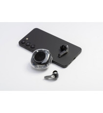 Auricolari Wireless Bluetooth Blue Star AirCrystal TX1 TWS Nero Earbuds Bluetooth 5.3,Display digitale della custodia