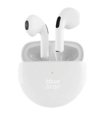 Auricolari Wireless Bluetooth Blue Star Circle Beat TX3 TWS bianco Earbuds Bluetooth 5.3,Tecnologia TWS completamente wireless
