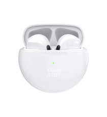 Auricolari Wireless Bluetooth Blue Star Circle Beat TX3 TWS bianco Earbuds Bluetooth 5.3,Tecnologia TWS completamente wireless