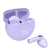 Auricolari Wireless Bluetooth Blue Star Circle Beat TX3 TWS viola Earbuds Bluetooth 5.3,Tecnologia TWS completamente wireless
