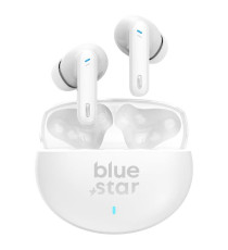 Auricolari Wireless Bluetooth Blue Star ZEN ANC + ENC TX5 TWS bianco Earbuds Bluetooth 6.0, con Tecnologia TWS, ANC, ENC