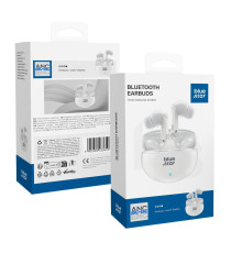 Auricolari Wireless Bluetooth Blue Star ZEN ANC + ENC TX5 TWS bianco Earbuds Bluetooth 6.0, con Tecnologia TWS, ANC, ENC