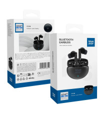 Auricolari Wireless Bluetooth Blue Star ZEN ANC + ENC TX5 TWS nero Earbuds Bluetooth 6.0, con Tecnologia TWS, ANC, ENC