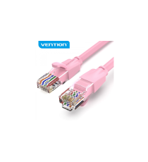 Cavo di rete Ethernet Lan Vention 1mt CAT.6 rosa alta velocità, supporta fino a 1 Gbps, Connettori: RJ45, alta qualità