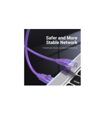 Cavo di rete Ethernet Lan Vention 1mt CAT.6 viola alta velocità, supporta fino a 1 Gbps, Connettori: RJ45, alta qualità