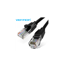 Cavo di rete Ethernet Lan Vention 2mt CAT.6 nero alta velocità, supporta fino a 1 Gbps, Connettori: RJ45, alta qualità