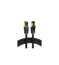 Cavo di rete Ethernet Lan Vention 2mt SFTP CAT.8 nero alta velocità, supporta fino a 40 Gbps, Connettori: RJ45, alta qualità