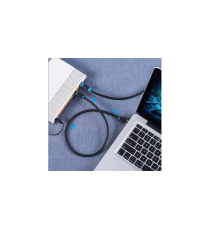 Cavo di rete Ethernet Lan Vention 2mt SFTP CAT.8 nero alta velocità, supporta fino a 40 Gbps, Connettori: RJ45, alta qualità