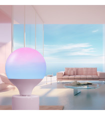 Lampada led Smart Bluetooth Mesh Mirage G120 E27 4,9W RGB+CCT – 500 lumen – Dimmerabile e Multicolore, IP20