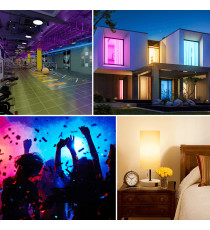 Lampada led Smart Bluetooth Mesh Mirage G120 E27 18W RGB+6500K – 1800 lumen – Dimmerabile e Multicolore, IP20