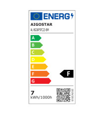 Lampadina LED Smart G45 E14 6,5W Bluetooth Mesh RGB+CCT - 555 lumen Set 2 Pezzi IP20,compatibile Alexa e Google Home