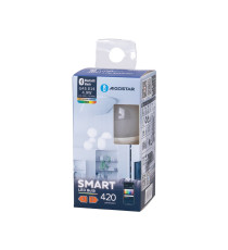 Lampadina LED Smart G45 E14 4,9W Bluetooth Mesh RGB+CCT 420 lumen, IP20,compatibile Alexa e Google Home