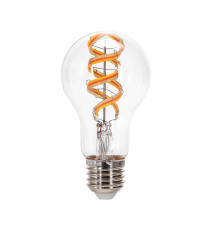 Lampadina led a filamento Smart A60 E27 4.9W Bluetooth Mesh RGBW 420 lumen, IP20 compatibilità con Alexa e Google Home