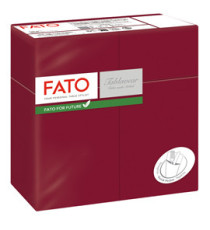 Busta portaposate - linea AirLaid - 40 x 40 cm - bordeaux - Fato - conf. 50 pezzi