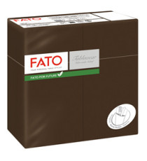 Busta portaposate - linea AirLaid - 40 x 40 cm - cacao - Fato - conf. 50 pezzi