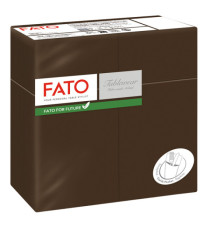 Busta portaposate - linea AirLaid - 40 x 40 cm - cacao - Fato - conf. 50 pezzi