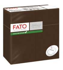 Busta portaposate - linea AirLaid - 40 x 40 cm - cacao - Fato - conf. 50 pezzi