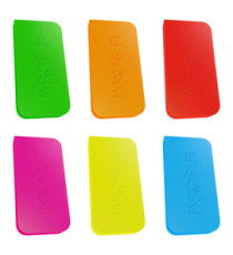 Gomma Riscrivi per gel cancellabile - colori assortiti - 6x3cm - Osama