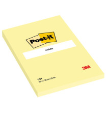 Blocco foglietti - 659 - 102 x 152 mm - giallo Canary - 100 fogli - Post-it