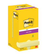 Blocco foglietti Super Sticky - 654-12SS-CY - 76 x 76 mm - giallo Canary - 90 fogli - Post-it