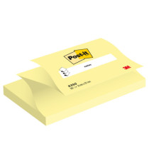 Blocco Post-it Super Sticky Z Notes - R350 - 76 x 127 mm - giallo Canary - 100 fogli - Post-it