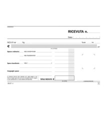 Blocco ricevute condominio - 50/50 copie autoricalcanti - 16,8 x 10 cm - DU161370000 - Data Ufficio
