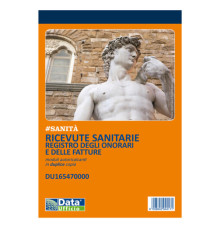 Blocco ricevute sanitarie - 50/2 autoricalcanti - 21,5x14,8cm - DU165470000 - Data Ufficio